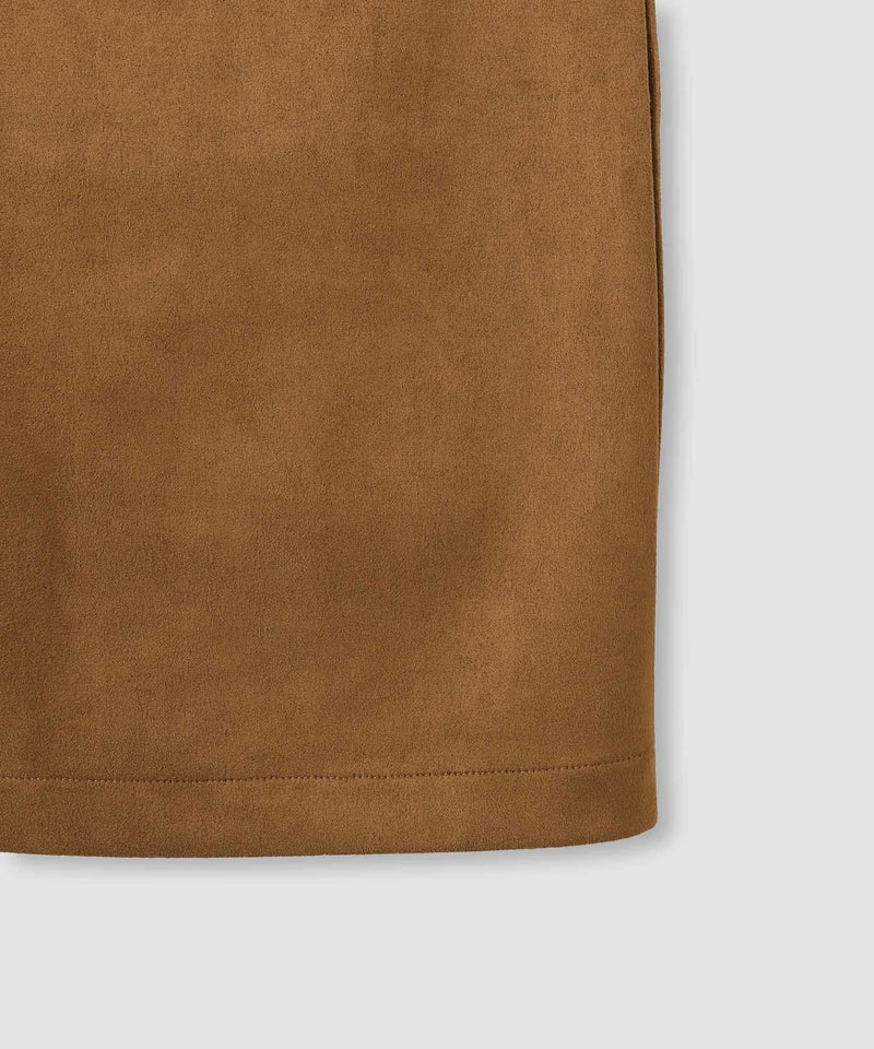 milli de l'air スエードライクポンチ素材Iラインスカート レディース商品画像-19