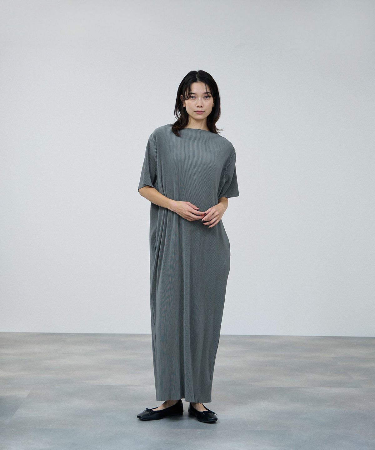 milli de l'air セルフカットリブワンピース レディース