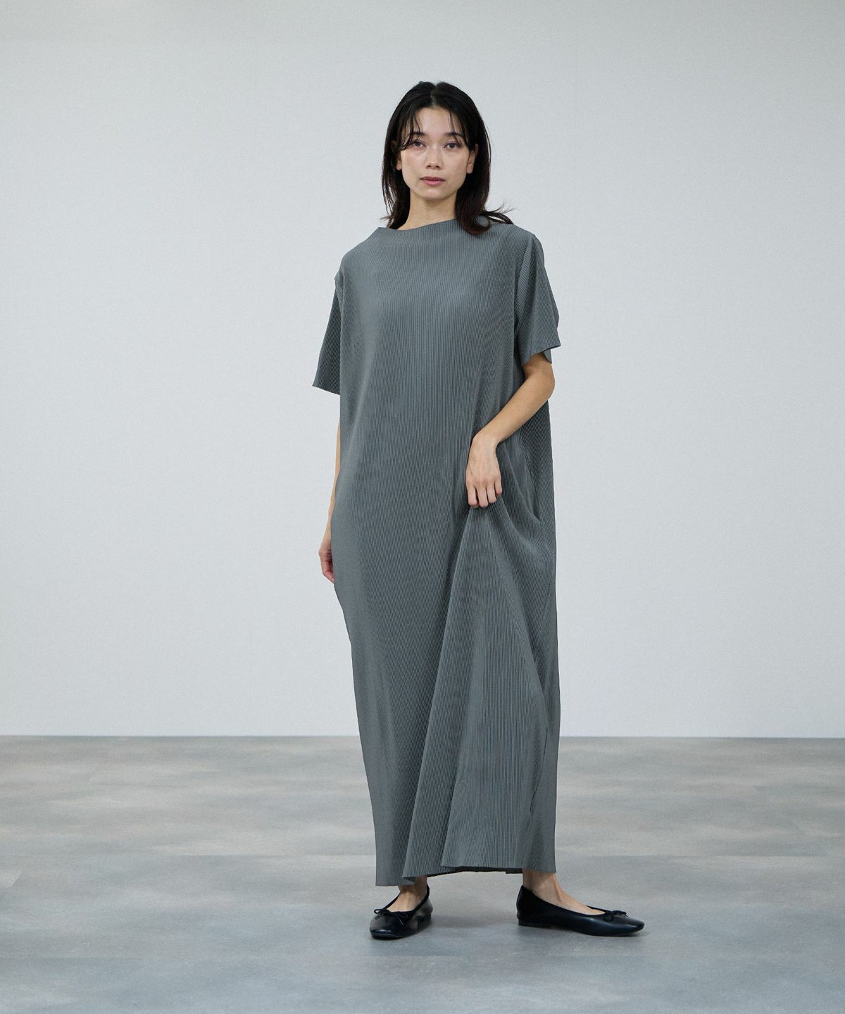 milli de l'air セルフカットリブワンピース レディース