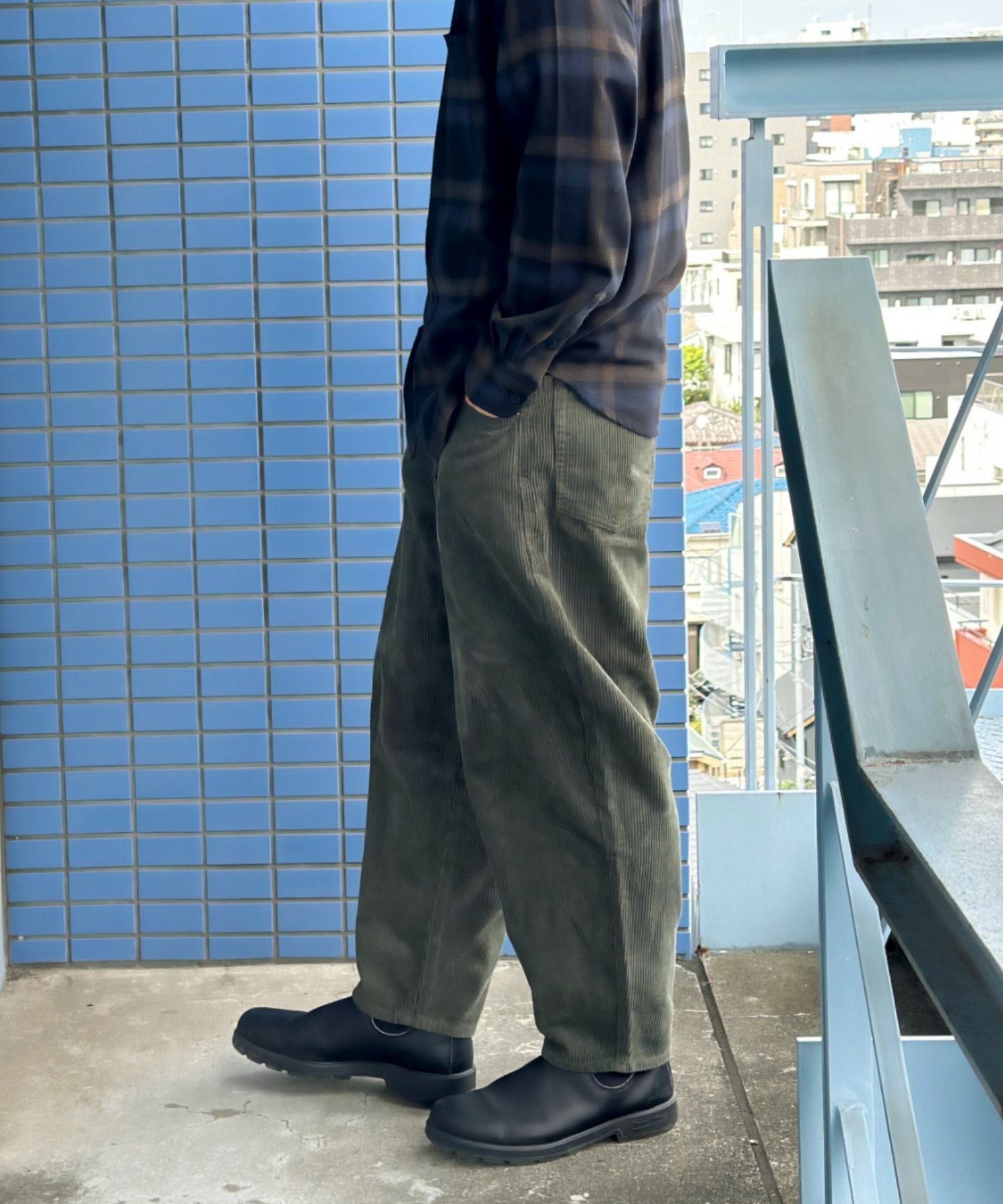 REDKAP コーデュロイバルーンパンツ メンズ
