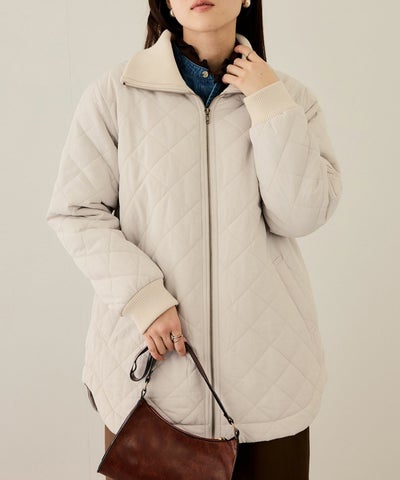 nAvy グラムスキルトスタンドブルゾン レディース