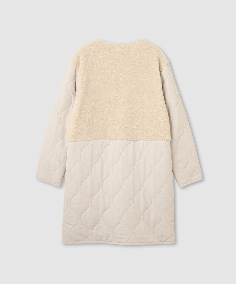 nAvy グラムスキルトボア切替コート レディース商品画像-18