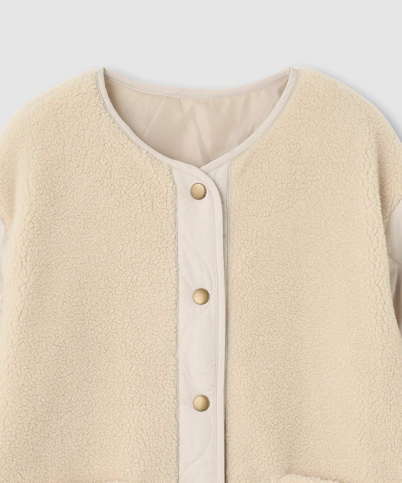 [値下げ]nAvy  グラムスキルトボア切替コート レディース商品画像-19