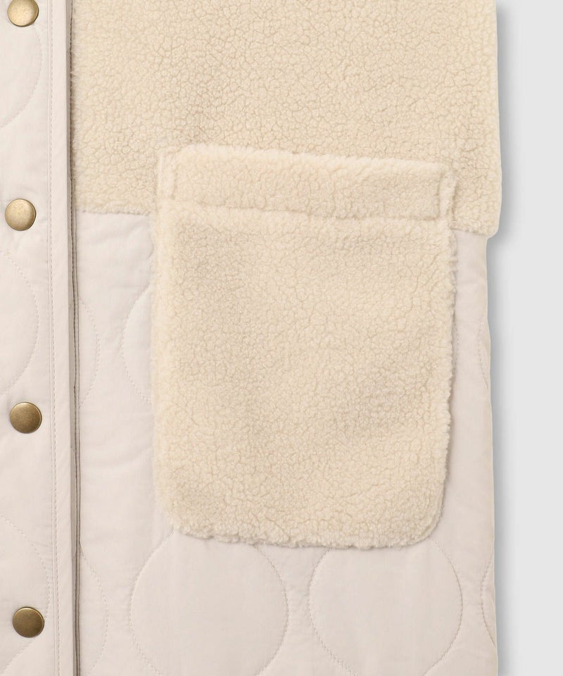 nAvy グラムスキルトボア切替コート レディース商品画像-21