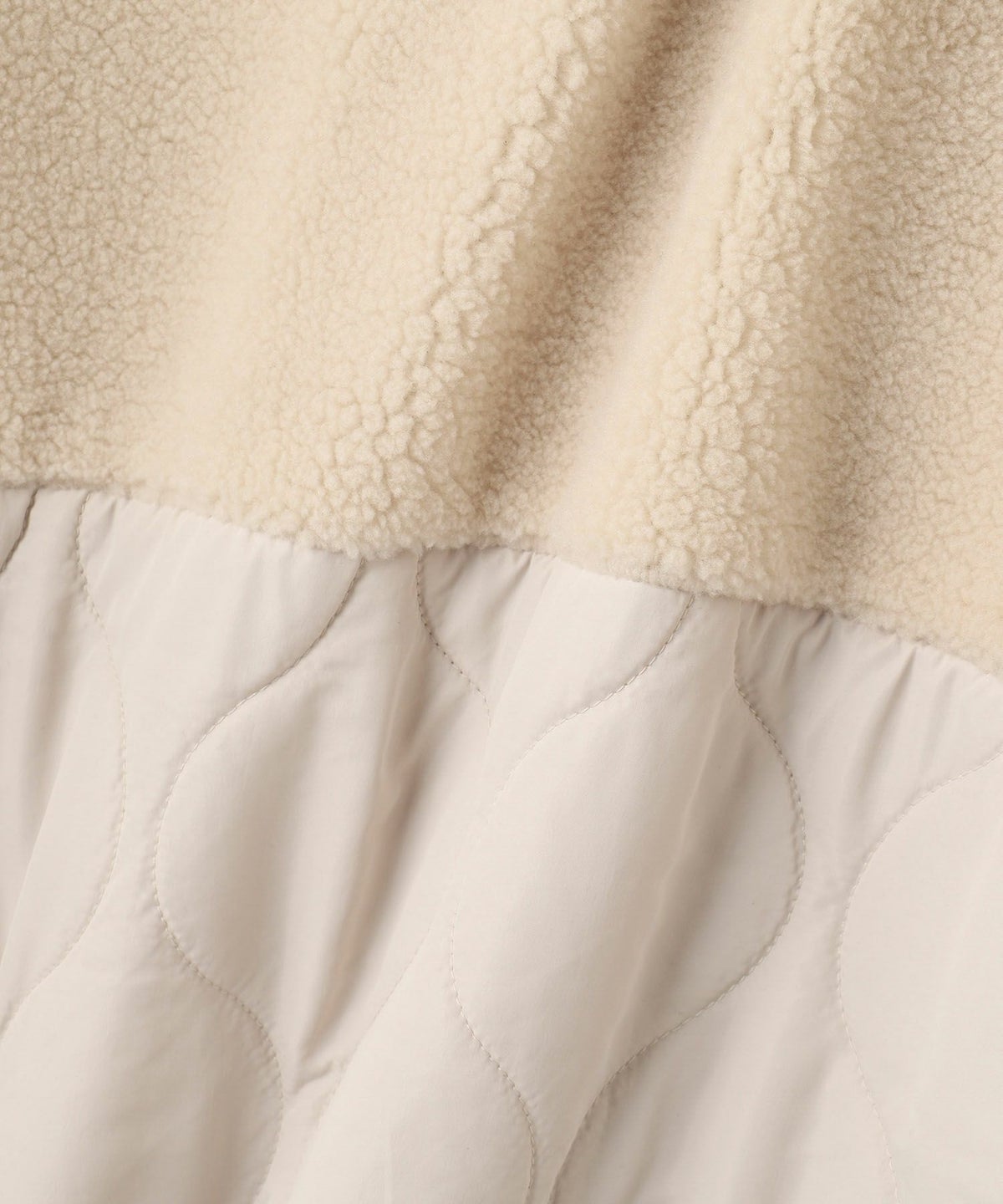 nAvy グラムスキルトボア切替コート レディース