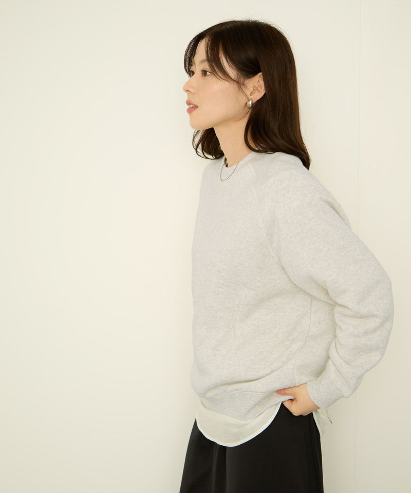 nAvy 裏シャギーラグラントレーナー レディース商品画像-6