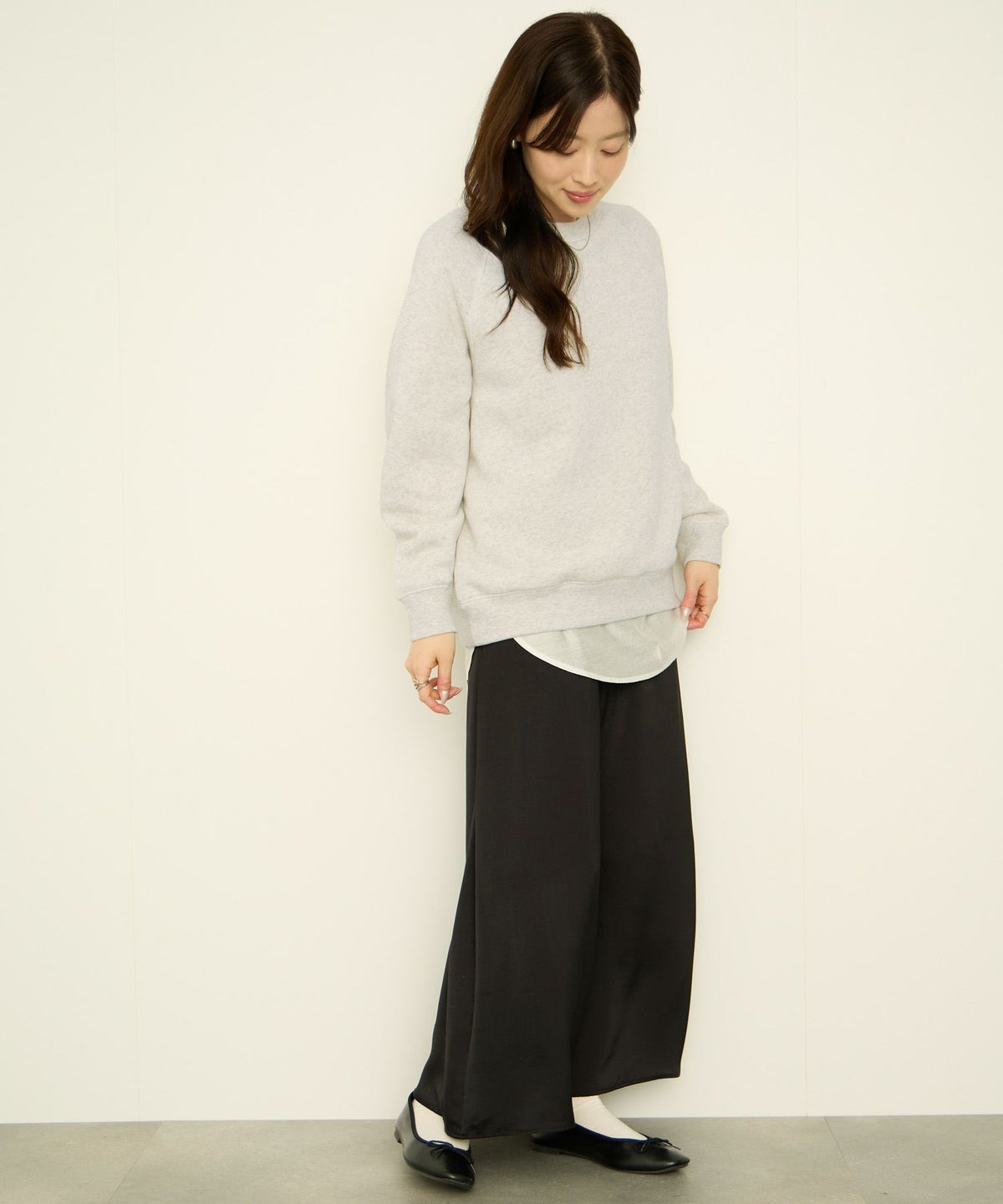 nAvy 裏シャギーラグラントレーナー レディース