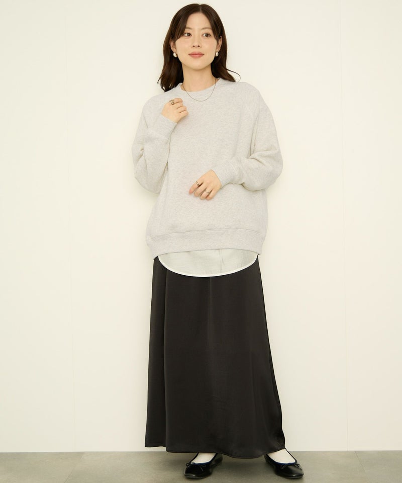 nAvy 裏シャギーラグラントレーナー レディース商品画像-8