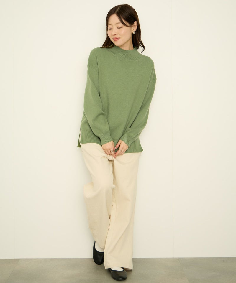 [期間限定knit]ハイネックプルオーバー レディース商品画像-5