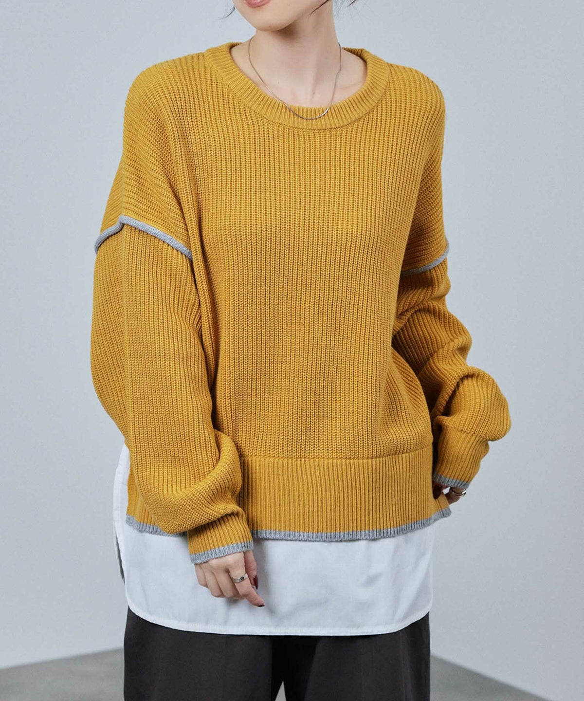 nAvy 時短 クルーニット レディース