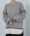 [期間限定knit]nAvy  時短 クルーニット レディース商品サムネイル-9