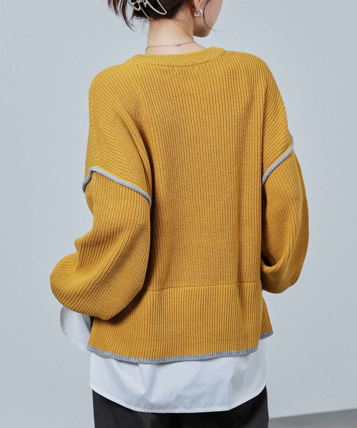 nAvy 時短 クルーニット レディース