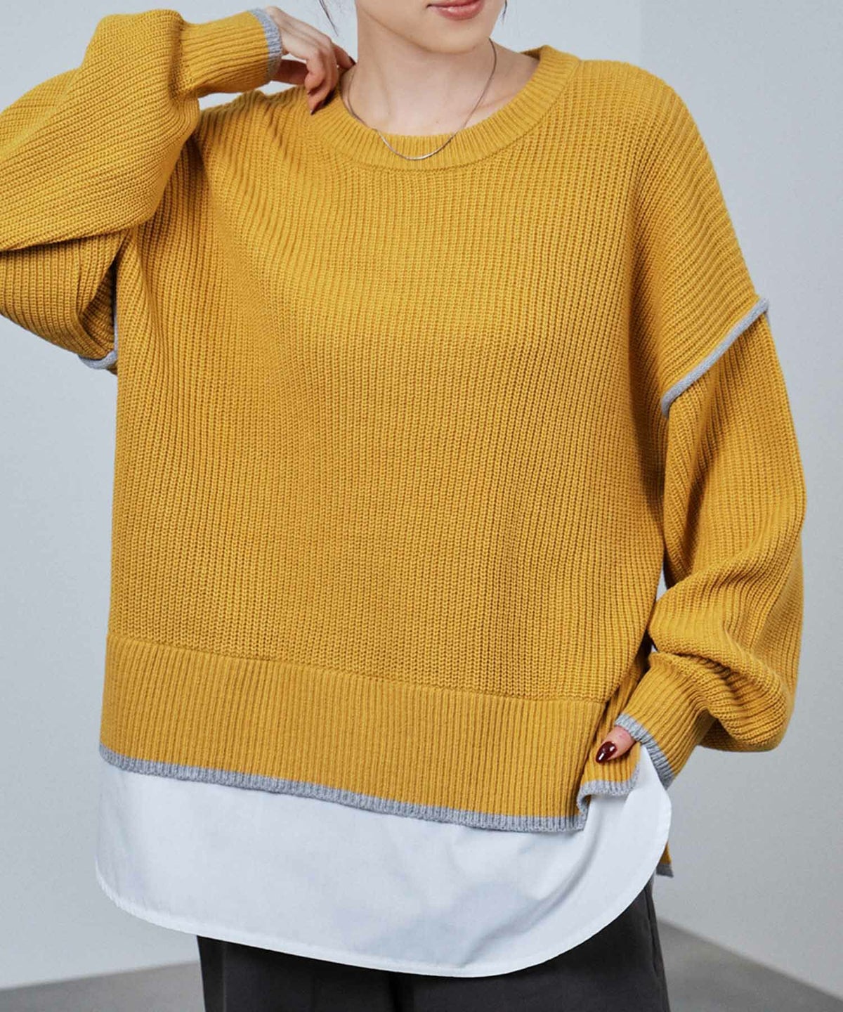 nAvy 時短 クルーニット レディース