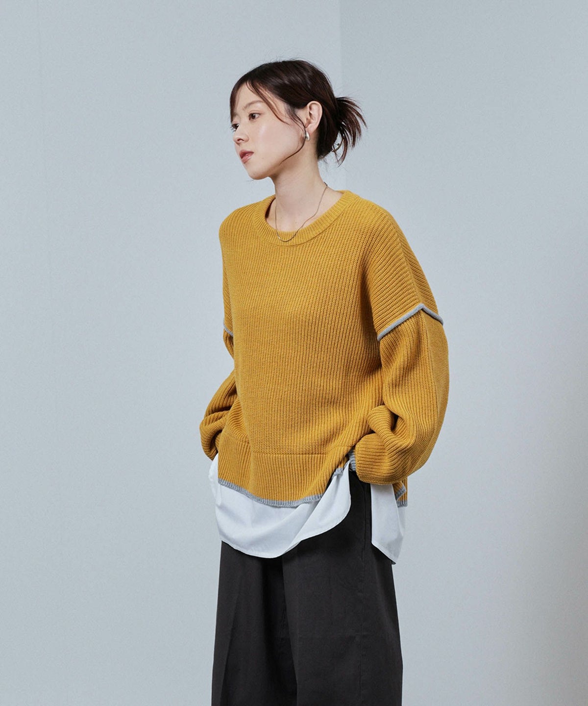 nAvy 時短 クルーニット レディース