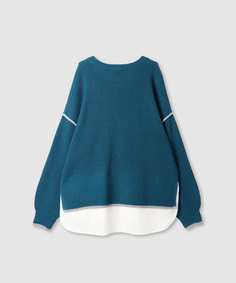 [期間限定knit]nAvy  時短 クルーニット レディース商品画像-26