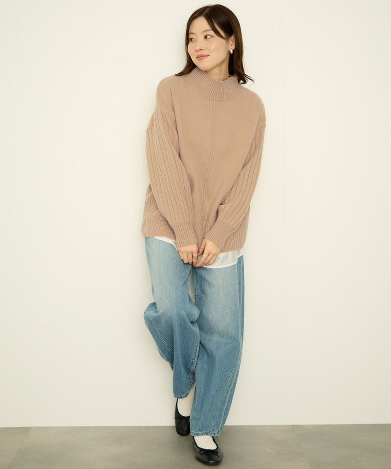 nAvy もちり もちもち ハイネックニット レディース商品画像-12