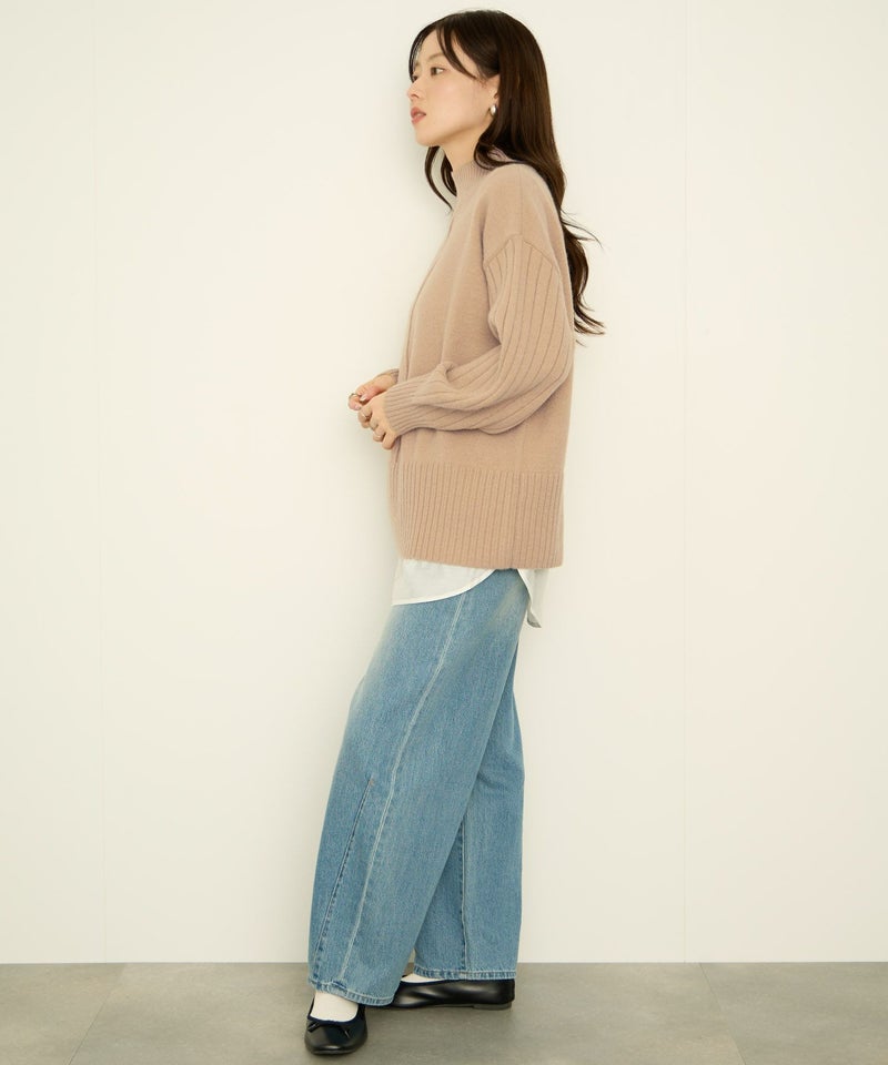 nAvy もちり もちもち ハイネックニット レディース商品画像-13