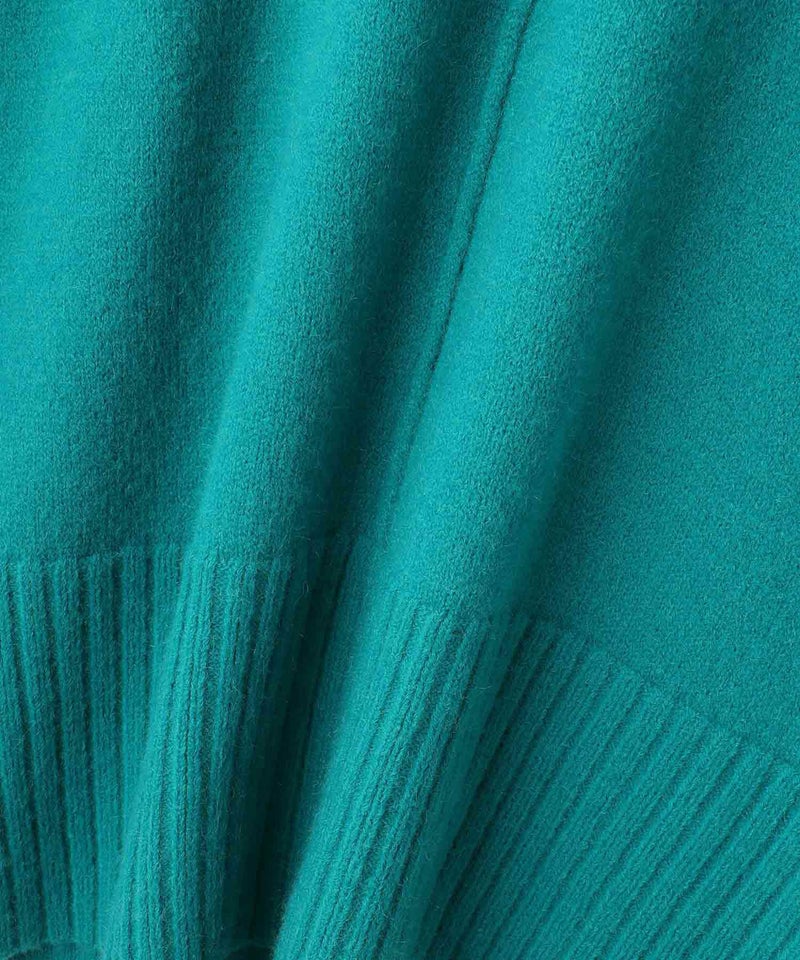 [期間限定knit]nAvy もちり もちもち ハイネックニット レディース商品画像-26