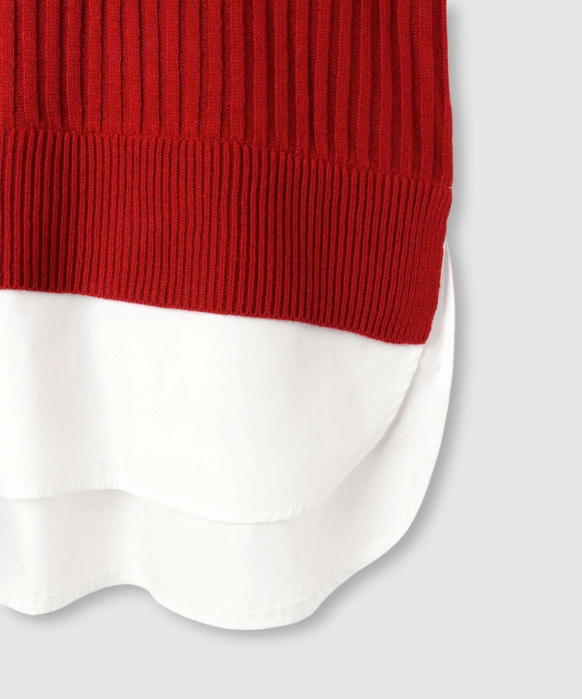 nAvy 時短 ボタンハイネックニット レディース