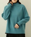 [期間限定knit]nAvy もちり もちもち 配色ハイネックニット レディース商品サムネイル-9