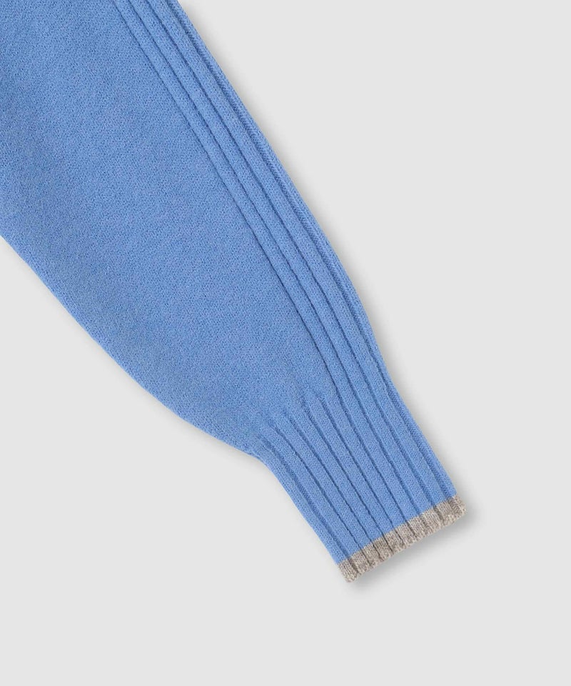 [期間限定knit]nAvy もちり もちもち 配色ハイネックニット レディース商品画像-28