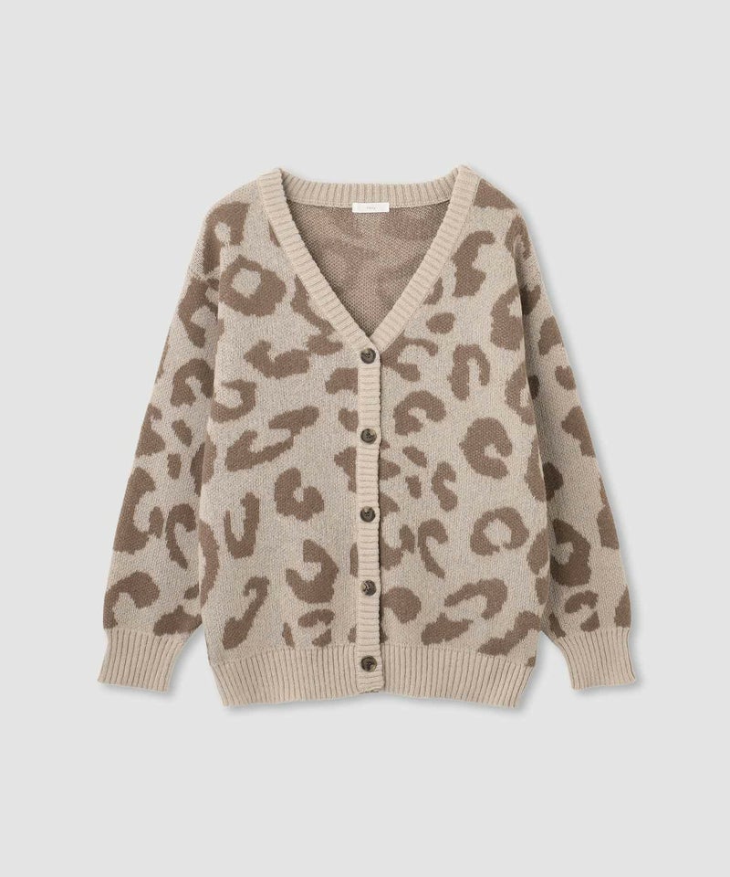 nAvy もちり もちもち 総柄ニットカーディガン レディース商品画像-21