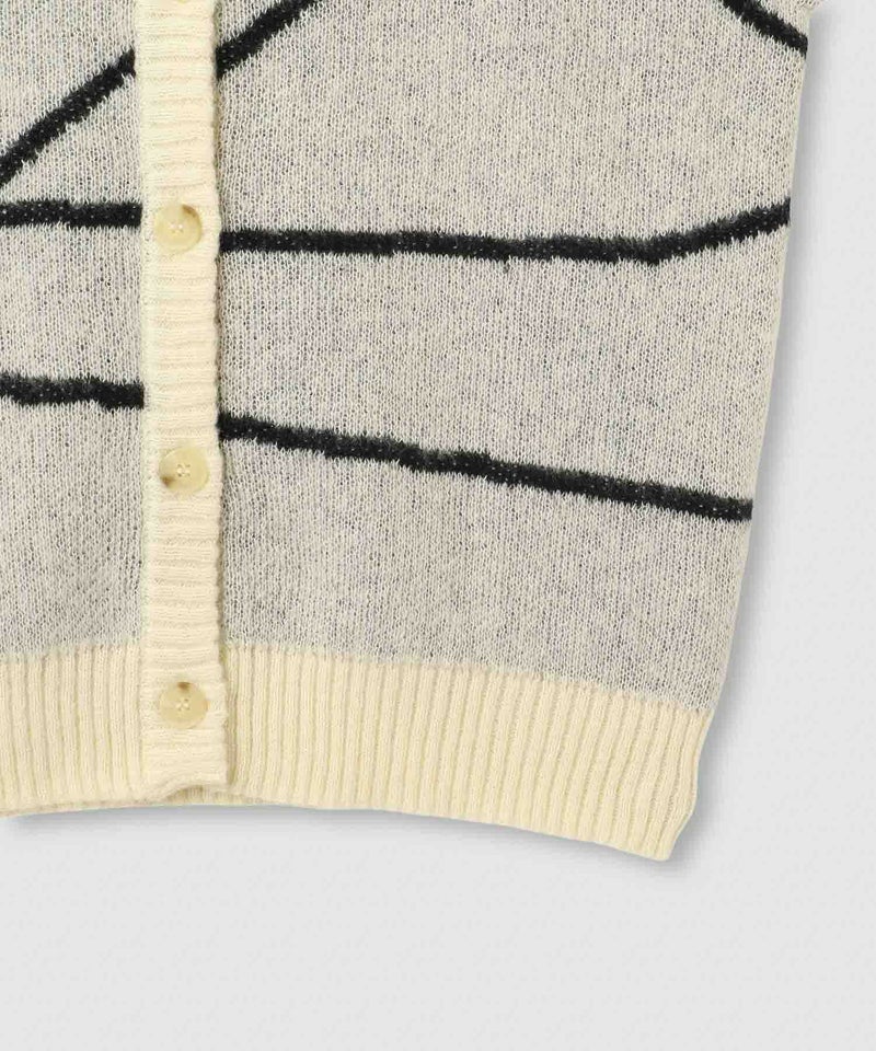 [期間限定knit]nAvy もちり もちもち 総柄ニットカーディガン レディース商品画像-25