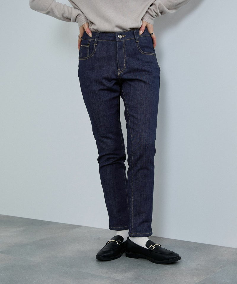 nAvy マックヒート裏起毛ストレートパンツ レディース商品画像-4