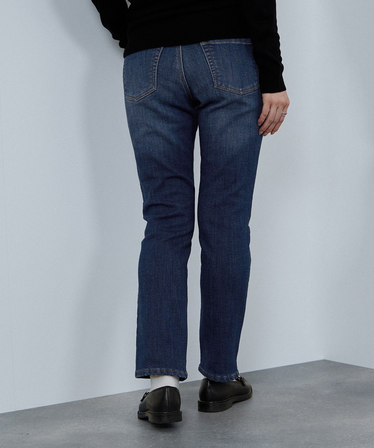 nAvy マックヒート裏起毛ストレートパンツ レディース