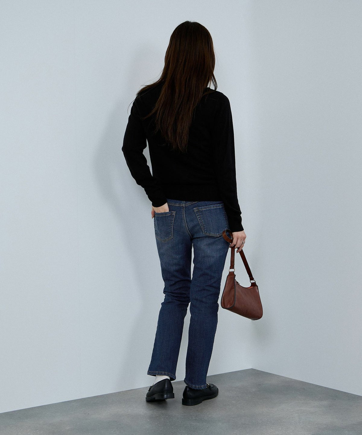 nAvy マックヒート裏起毛ストレートパンツ レディース