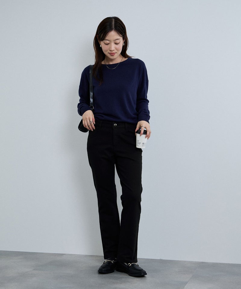 nAvy  マックヒート裏起毛ストレートパンツ レディース商品画像-15