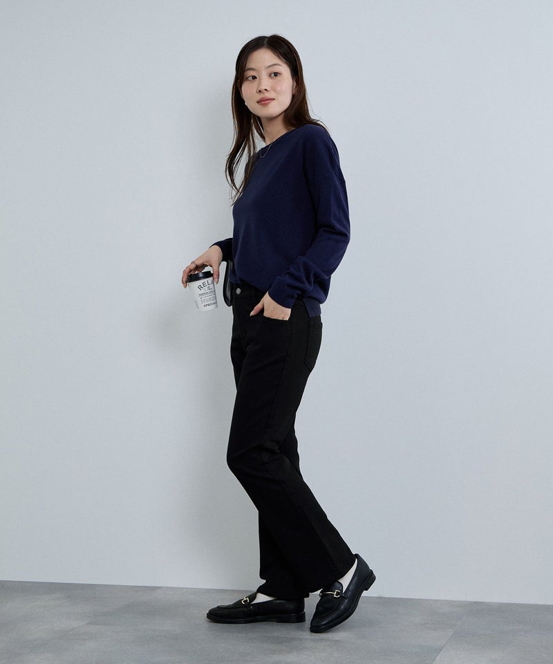 nAvy  マックヒート裏起毛ストレートパンツ レディース商品画像-16