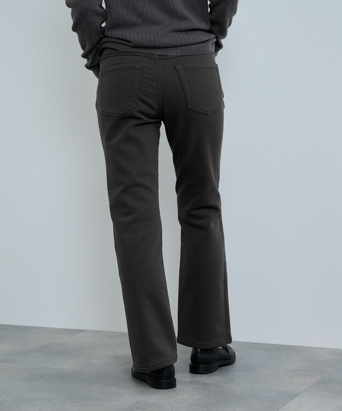 nAvy マックヒート裏起毛ストレートパンツ レディース