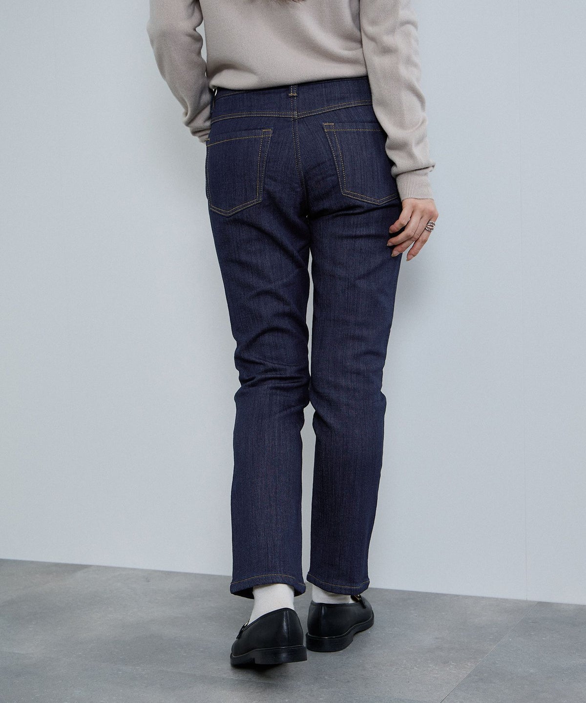 nAvy マックヒート裏起毛ストレートパンツ レディース