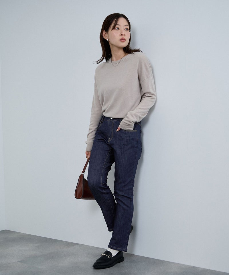 nAvy  マックヒート裏起毛ストレートパンツ レディース商品画像-26