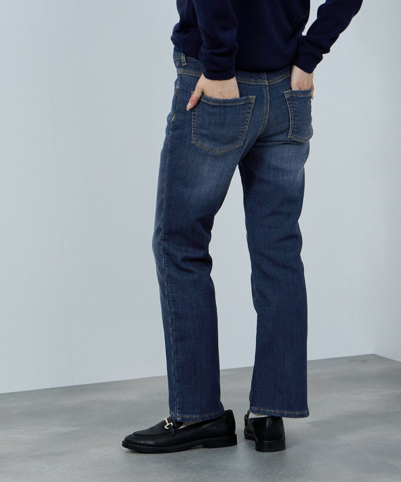 [値下げ]nAvy  マックヒート裏起毛スリムストレート レディース商品画像-6