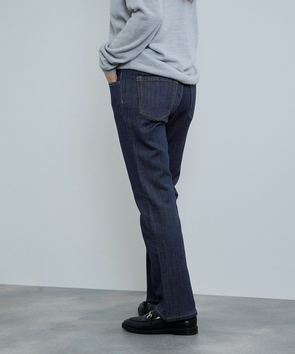 nAvy マックヒート裏起毛スリムストレート レディース