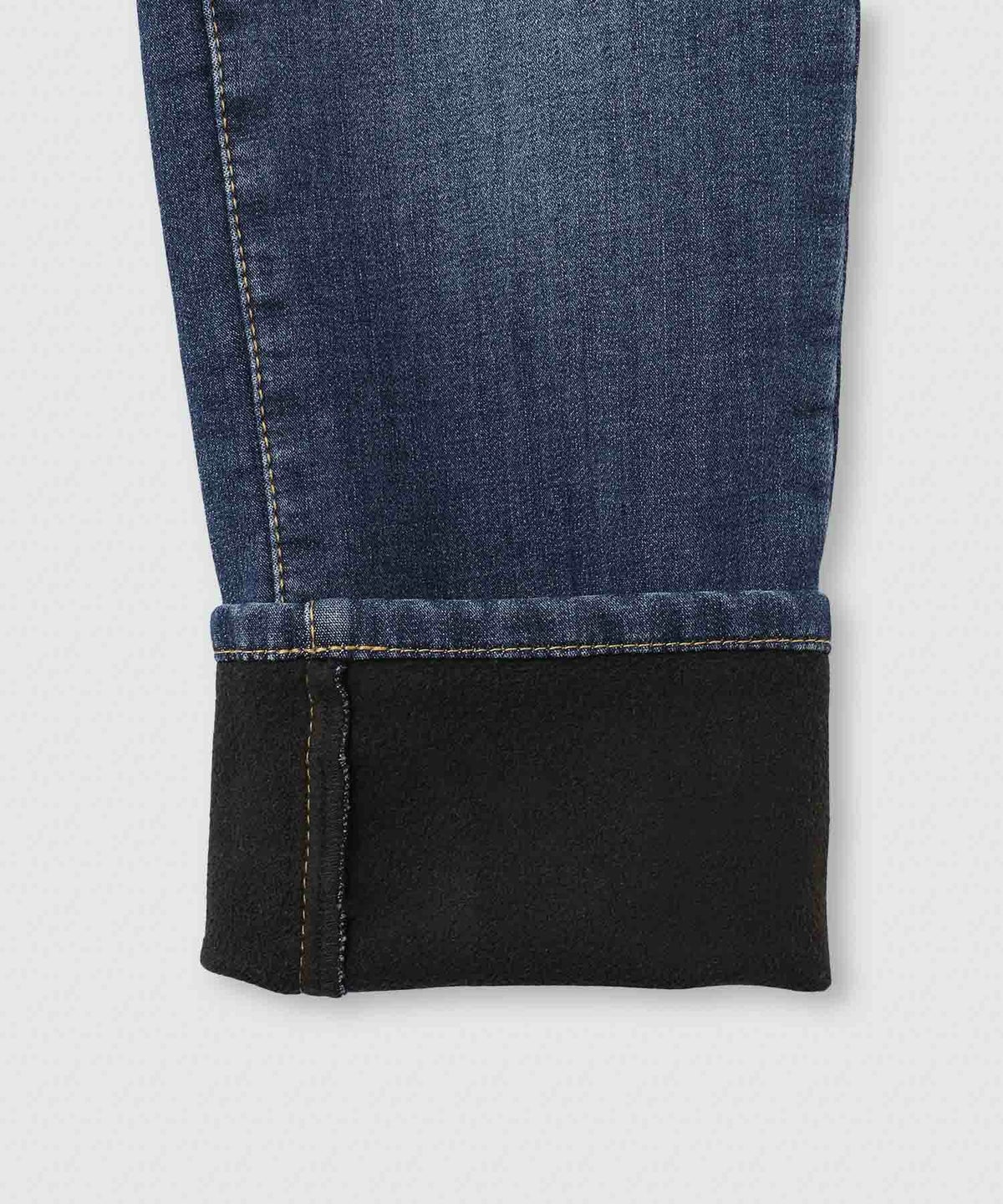 nAvy マックヒート裏起毛スリムストレート レディース