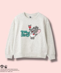 Tom and Jerry タフィー サガラ刺繍トレーナー キッズ