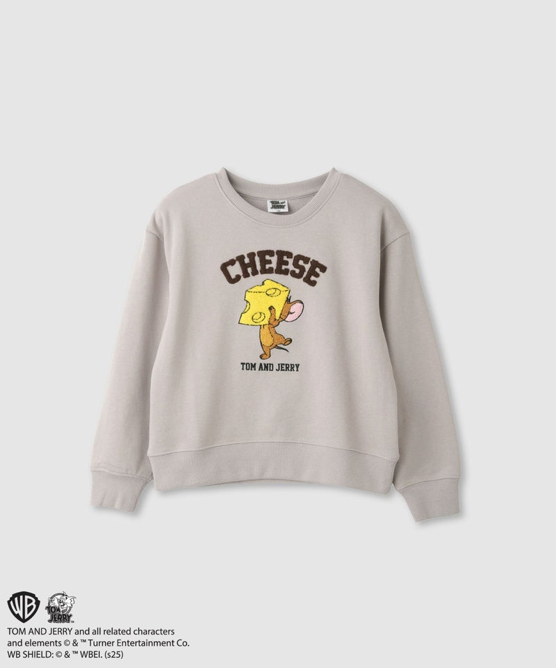 Tom and Jerry サガラ刺繍トレーナー キッズ商品画像-1