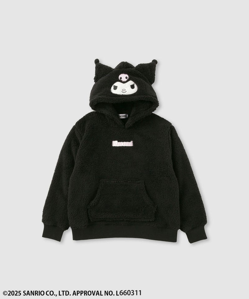 サンリオキャラクターズ クロミ もこもこプルオーバーパーカー キッズ商品画像-1