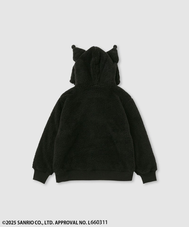 サンリオキャラクターズ クロミ もこもこプルオーバーパーカー キッズ商品画像-2