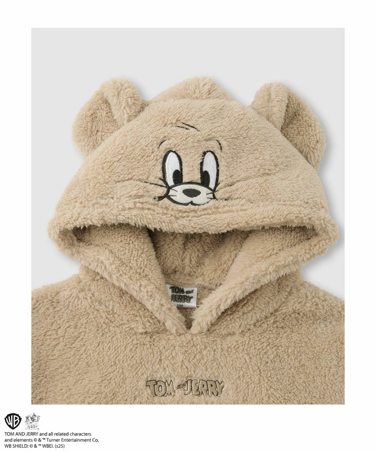 Tom and Jerry ジェリー もこもこパーカー キッズ