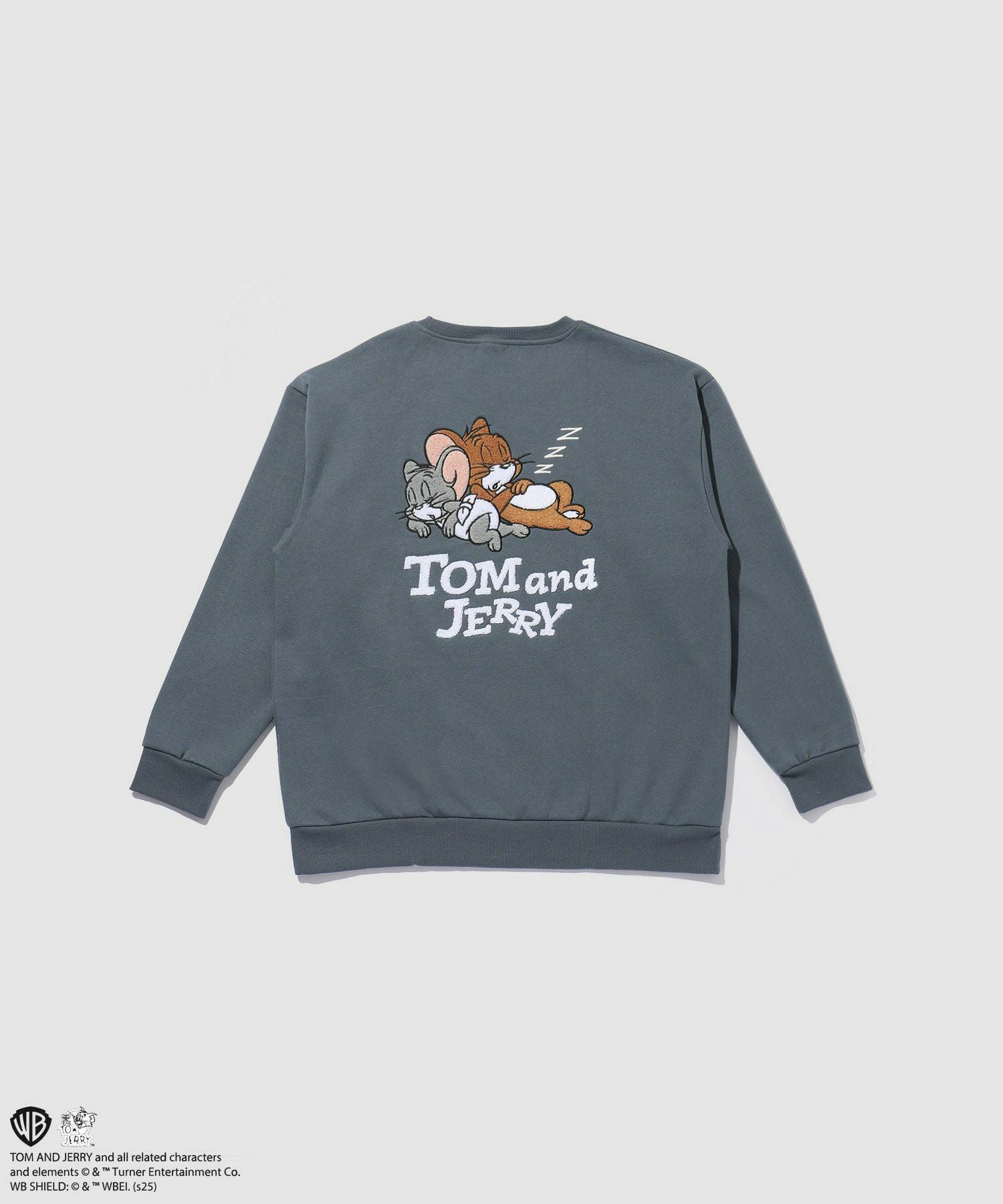 Tom and Jerry サガラ刺繍トレーナー メンズ