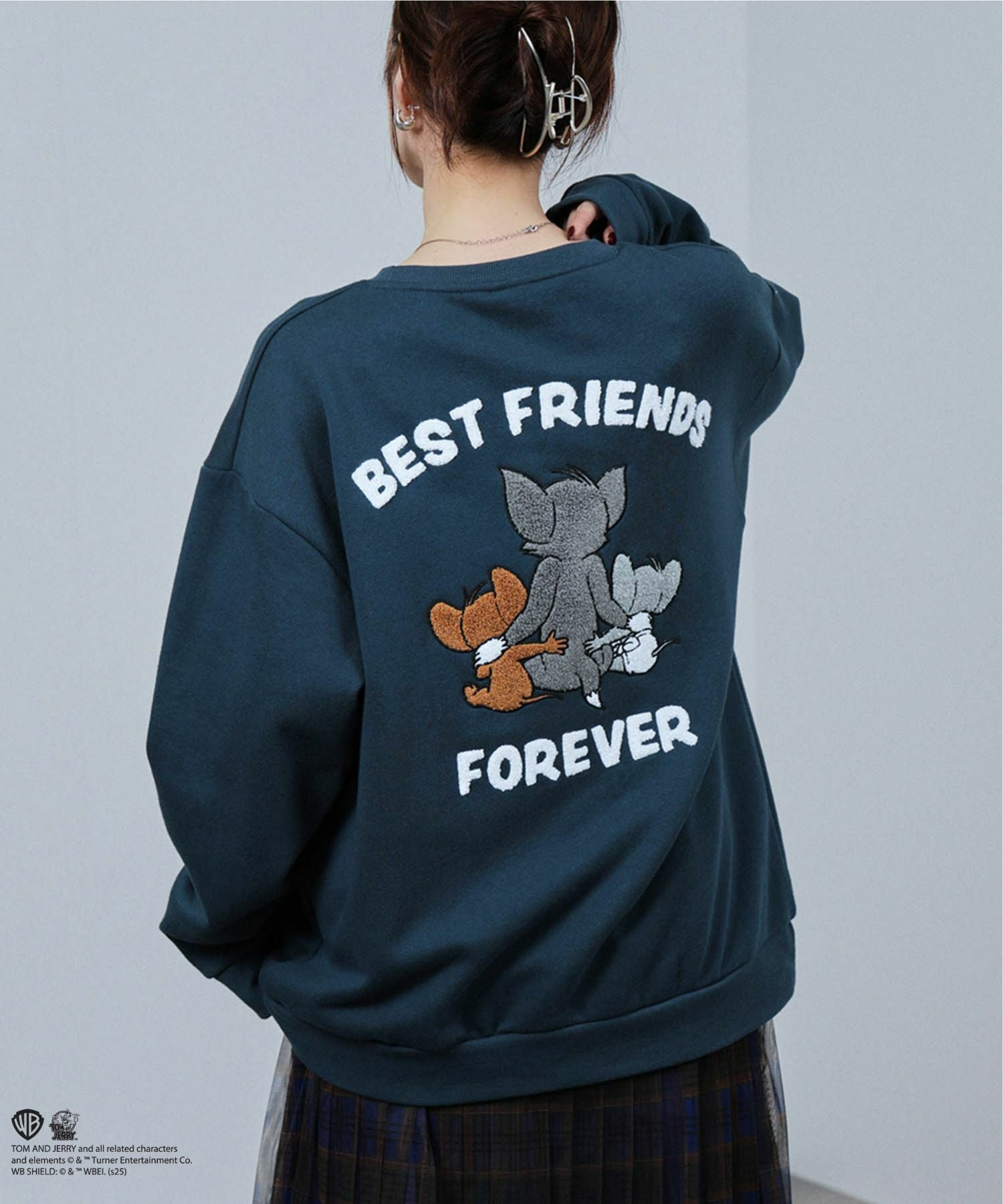 Tom and Jerry トム ジェリー タフィー サガラトレーナー メンズ