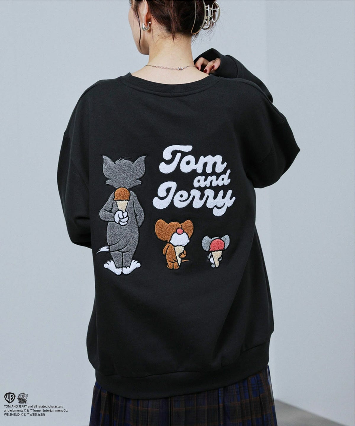 Tom and Jerry トム ジェリー タフィー サガラトレーナー メンズ