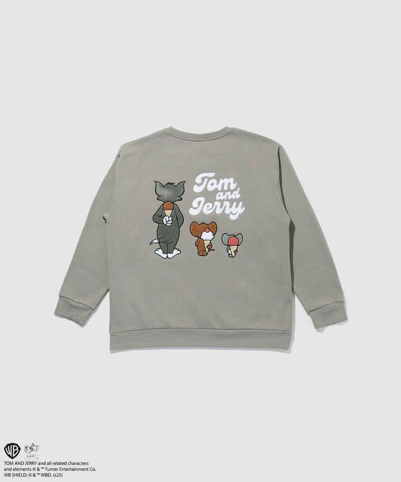 Tom and Jerry トム ジェリー タフィー サガラトレーナー メンズ商品画像-4