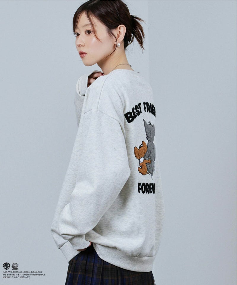 Tom and Jerry トム ジェリー タフィー サガラトレーナー メンズ商品画像-11