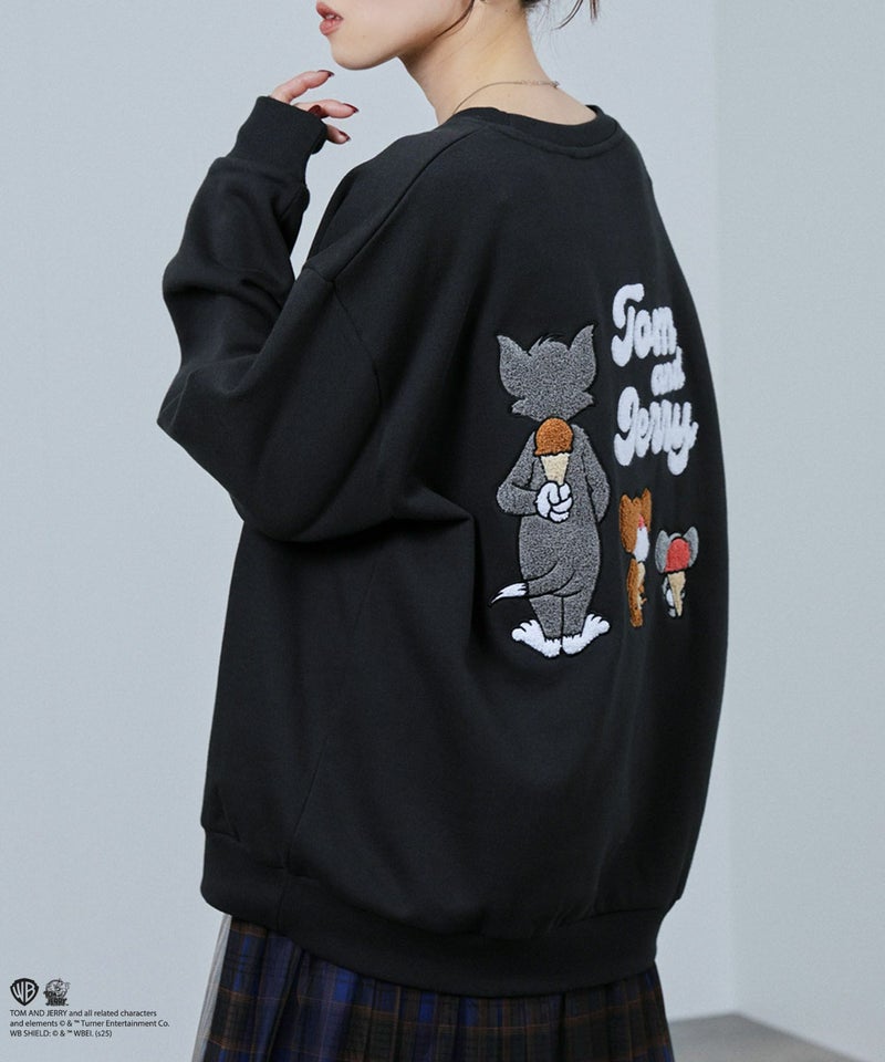 Tom and Jerry トム ジェリー タフィー サガラトレーナー メンズ商品画像-15