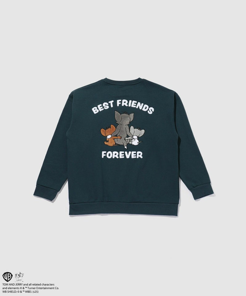 Tom and Jerry トム ジェリー タフィー サガラトレーナー メンズ商品画像-19
